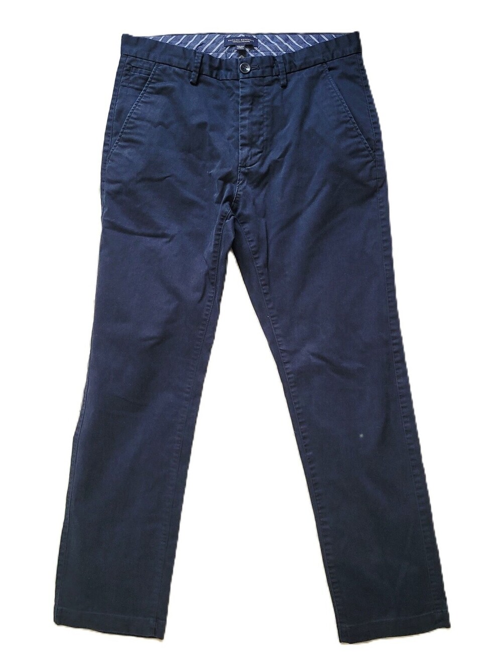 Banana Republic Vintage Straight Chino Pants Men's 30x30 Navy Blue Cotton